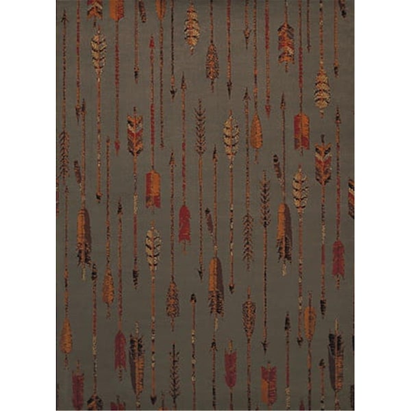 Rlm Distribution 1 ft. 10 in. x 3 ft. Affinity Quilted Arrow Accent Rug Blue & Grey HO3095796 - main